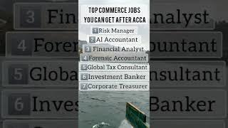 Top Commerce Jobs You Can Get After ACCA # shorts