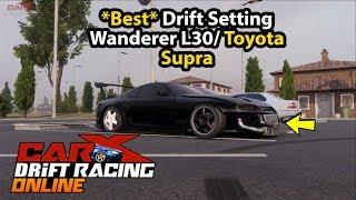 *BEST* Drift Settings Wanderer L30/Toyota Supra in CarX Drift Racing Online PS4