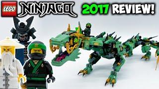 2017 Green Ninja Mech Dragon Review! LEGO Ninjago Movie Set 70612