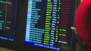 Snow, ice cancel flights at Bradley International Airport