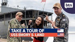 US War Ship Tour - Behind the News