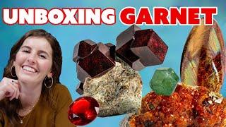 Unboxing Garnet  | Rhodolite, Pyrope, Demantoid & More!