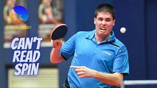 how to to read spin and return the serve in table tennis