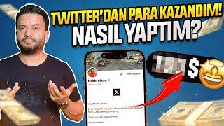 Twitter'dan nasıl para kazandım?  (Maaşım az önce yattı!)