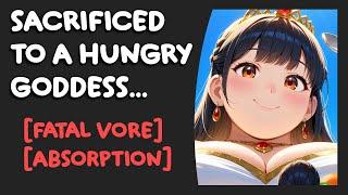 Eaten Alive by Your Goddess!  [F4A] [Giantess] [Vore ASMR] [Digestion] [Absorption]