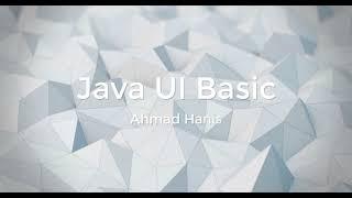 Introduction to Java GUI