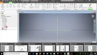 شرح برنامج انفنتور الدرس الأول  Autodesk Inventor professional 2017