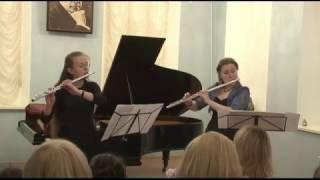 E. Bozza duet for two flutes Elena Isaeva and Ksenia Zvereva