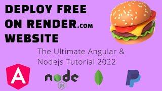 Free Publish To Render.com For The Angular & Nodejs Tutorial 2022