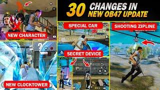 OB47 Top 30 Game Changer " SECRET UPDATES " FF Advance Server - GARENA Free Fire