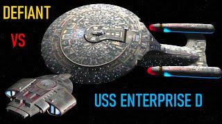 Viewer Request - USS Defiant VS USS Enterprise D - Both Ways - Star Trek Starship Battles