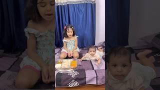 Abha ne niyati ka rasgulla kha liya bechari ko rula dia #shorts