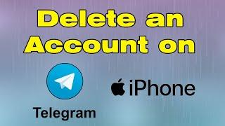 How to delete Telegram account on iPhone