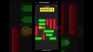 Hamster minigame solution August 9 |Hamster key game |9/8/2024|today|new #hamsterkombat