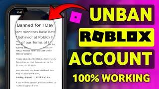 How To Unban Roblox Account - Unban Roblox