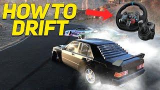 How to Drift in CarX Drift Racing Online with Steering Wheel (No Assist)