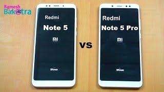 Redmi Note 5 Pro vs Note 5 Speed Test and Camera Compare