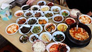 대한민국에 몇 안남은 엄청난 할머니 백반?! 8,000원에 임금님 대접 받는 곳 Korean street food