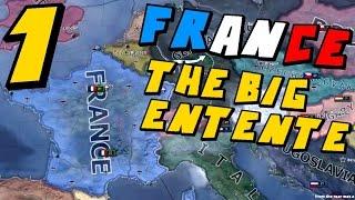 Hearts of Iron IV | France Big Entente Achievement Game #1