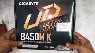 Gigabyte B450mk Motherboard Unboxing,Ryzen 5000,Gigabyte,sport amd ,1000,2000,3000 3rd 5000 / 3 vs 5