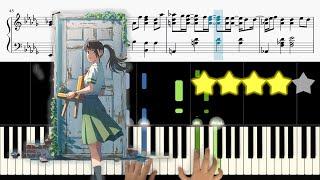 RADWIMPS - Suzume(すずめ) 《Piano Tutorial》 ⭐⭐⭐⭐