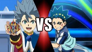 Xavier Vs Valt Beyblade Burst Battle Zero