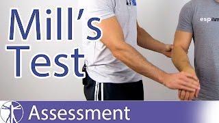 Mill's Test | Lateral Epicondylitis or Tennis Elbow