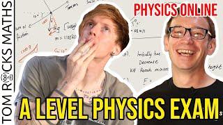 Can an Oxford University Mathematician solve a High School Physics Exam? (with @PhysicsOnline)