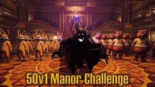 Beating the 50v1 Manor Challenge | Dark Deception v1.9.6