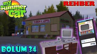 My Summer Car REHBERİ 2023 |Bölüm 34| Slot Makinesini Çalmak - Bilgisayar!