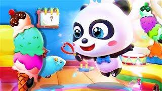 Fun Baby Mini Games Play Together & Making Ice Cream - Panda Kids Games