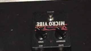 Voodoo Lab Micro Vibe pedal demo