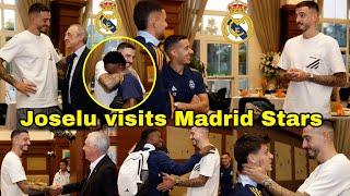 Joselu Storms Real Madrid Camp at DohaJoselu MEETS Perez,Ancelotti & Players,Mbappe,Vinicius,Guler