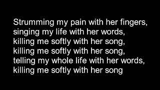 Frank Sinatra  - Killing me softly with lyrics