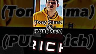 Tony SAMA Vs PUBG Rich || #short #pubgmobile @TonySama95 || @PUBGMRICH || I am sorry rich