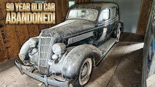 90 Years Old ABANDONED Barn Find Chrysler! Our Oldest Detail Ever!