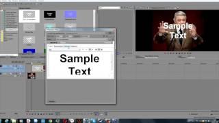 как писать шрифтом ObelixPro в Sony Vegas