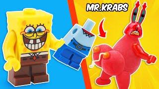 Cursed LEGO Minifigures: I Cursed Every Character in SpongeBob SquarePants | FUNZ Bricks