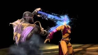 Mortal Kombat 9 Komplete Edition (PC)-Rain's Bubble Burst Fatality to ALL GIRLS + DLC COSTUMES