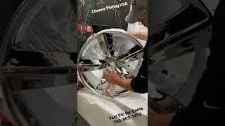 Car Wheel for Chrome Plating #chromeplating #electroplating #rechrome