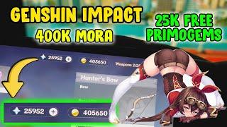 Genshin Impact Hack - How I Got 25K Free Primogems & Mora in Genshin Impact [For All Platforms]