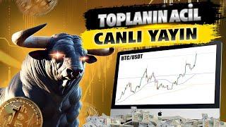 CANLI Yayın Kripto Para Analizi ile BTC ve Altcoin Fırsatlarını Bul!