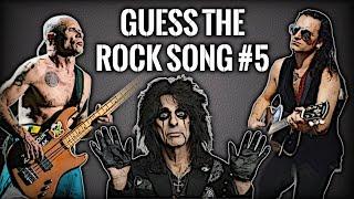 Guess the Rock Song #5 | QUIZ