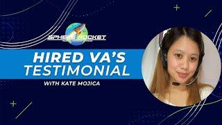 Sphere Rocket Hired VA Testimonial - Kate Mojica