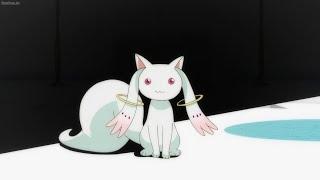 A single Puella Magi Madoka Magica episode but only when Kyubey is on-screen