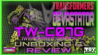 ToyWorld TW-C07 G - Constructor (Weathered) Transformers G1 style Masterpiece scale DEVASTATOR