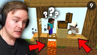 Kun 1 Blokk Bred Verden i Minecraft - 100 spiller mot hverandre