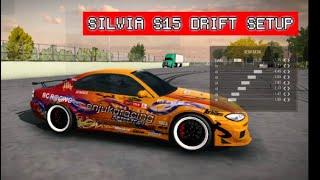 Silvia s15 drift setup | car parking multiplayer