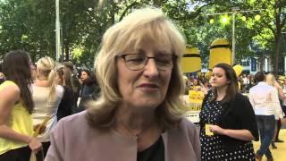 Minions: Janet Healy London Movie Premiere Interview | ScreenSlam