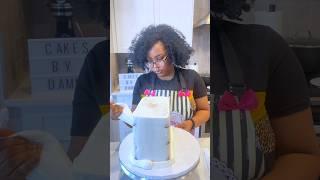 I Made a Beautiful Cake! Watch Now #buttercreamcake #cake #shorts